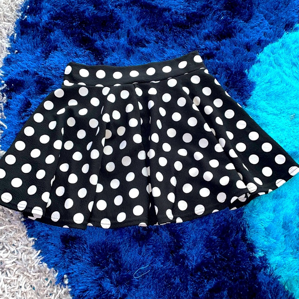 Polka dot skater skirt